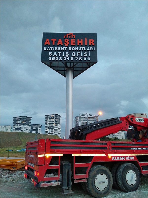 ankara reklamcı, totem tabela, ankara reklam